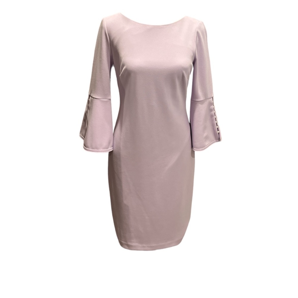 Calvin Klein bell sleeve cocktail dress